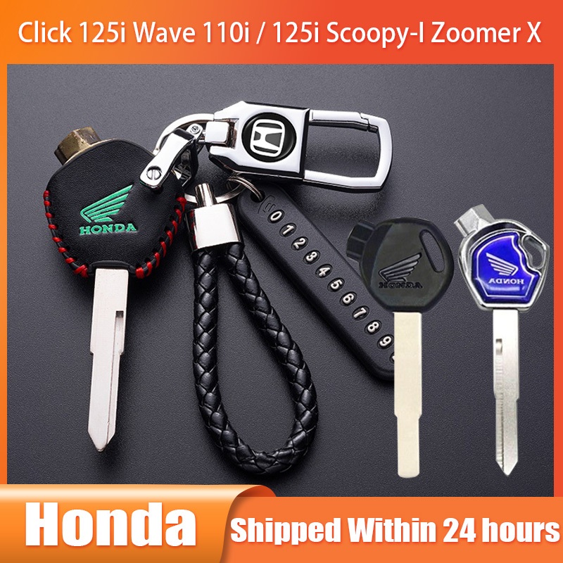 เคสกุญแจ For Honda Click 125i Wave 110i / 125i Scoopy-I Zoomer X เคสกุญแจรถยนต์