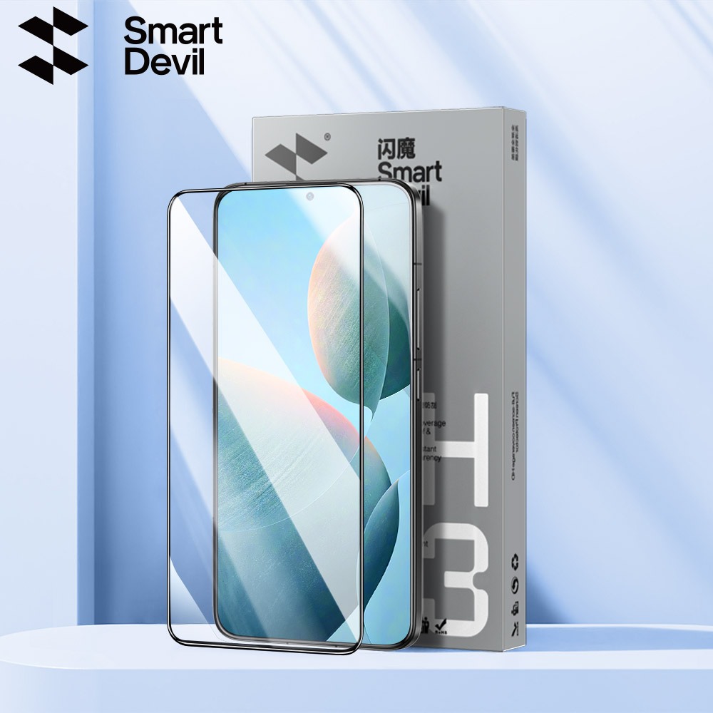 Smartdevil 9D กระจกนิรภัยสําหรับ Redmi K70/f6 Pro/X6 Pro/K70E/K70Pro/K80 Full Coverage HD