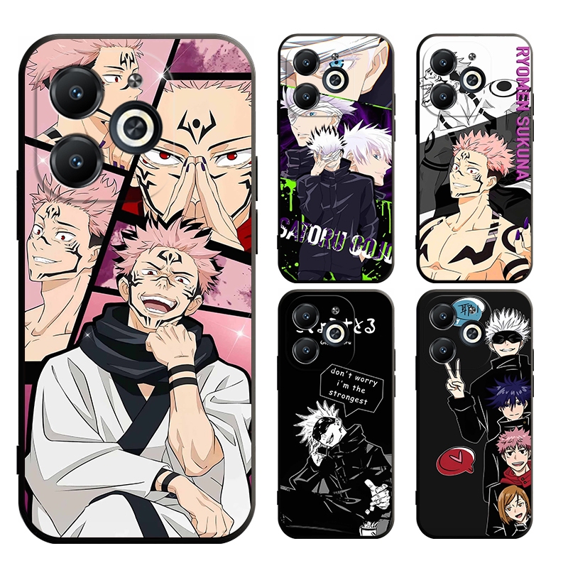 เคส infinix hot 40 40i smart 8 7 6 5 pro 4G X6525 X6515 X6511 X6836 X6528B X6837 นิ่ม ลาย The Satoru Gojo สําหรับ