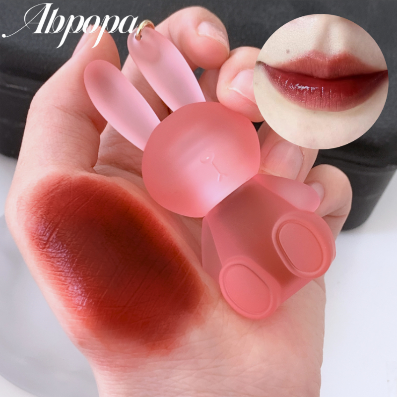 Abpopa Gege bear Silky Matte Matte Lip Mud Velvet Feel Light and Long-lasting Color 9 สี