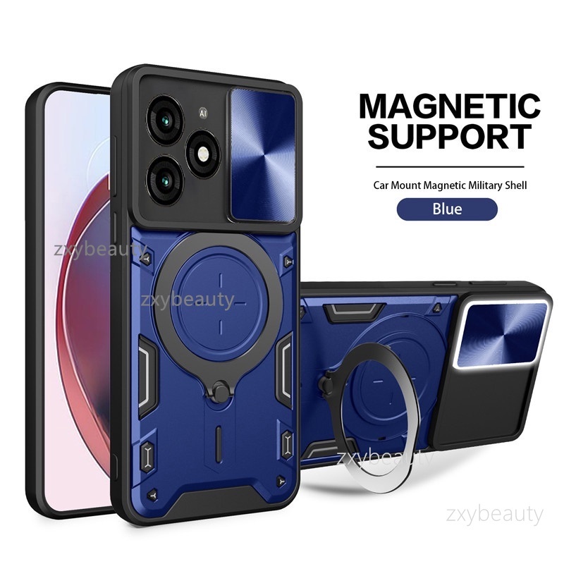 เคสโทรศัพท์เกราะกันกระแทกสําหรับ Infinix Smart 8 Pro/9, Smart 10 Plus, รองรับ Smart 8 4G/5G 2023 พร้อมแหวนแม่เหล็ก