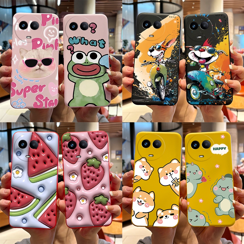เคสซิลิโคนนิ่ม ลายการ์ตูน สีแคนดี้ สําหรับ Realme 11 5G RMX3780