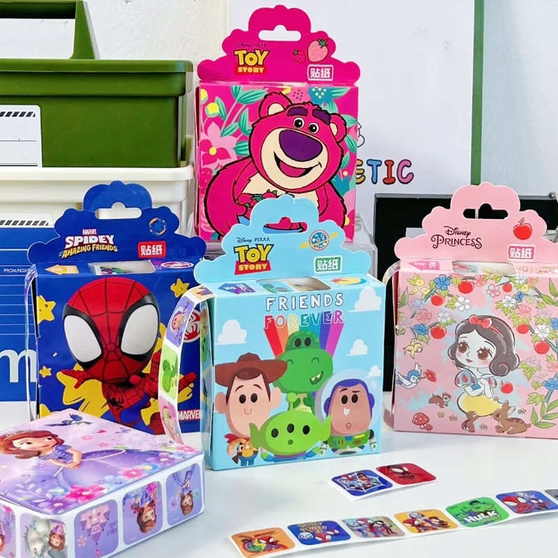 ✅พร้อมส่งในไทย✅สติ๊กเกอร์ขอบคุณ 200 ชิ้น Disney สติ๊กเกอร์ Frozen Micky Princess สติกเกอร์ดิสนี ลายการ์ตูนเจ้าหญิงดิสนีย์ สติ๊กเกอร์เด็ก