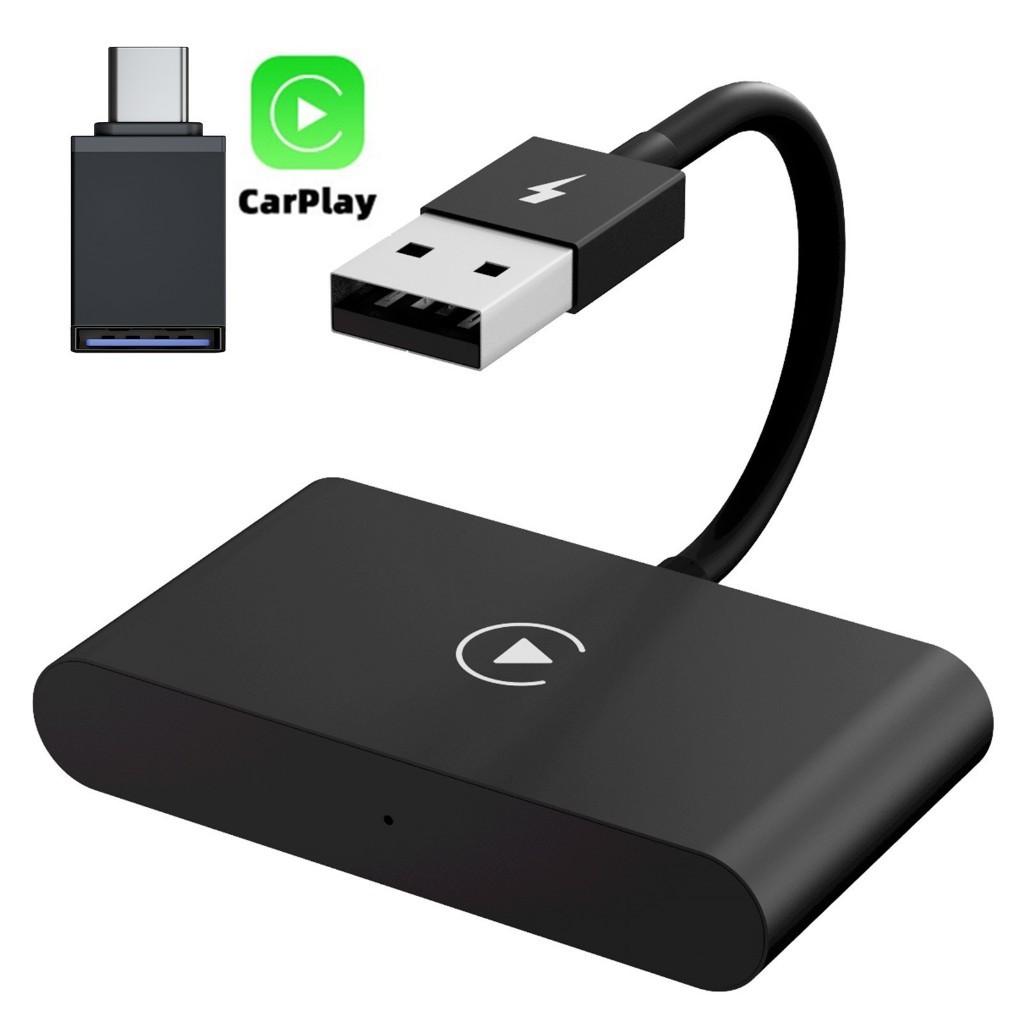สําหรับอะแดปเตอร์ CarPlay ไร้สายของ Apple แปลงรถแบบมีสายเป็น Wireless Carplay WiFi บลูทูธเชื่อมต่ออั