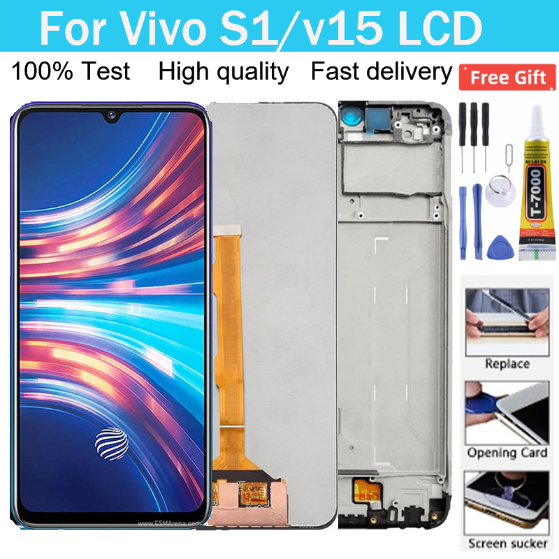 สําหรับ Vivo V15 S1 LCD Touch Screen Digitizer Assembly เปลี่ยนโทรศัพท์มือถือ Lcd 1907 V1907 1907_19