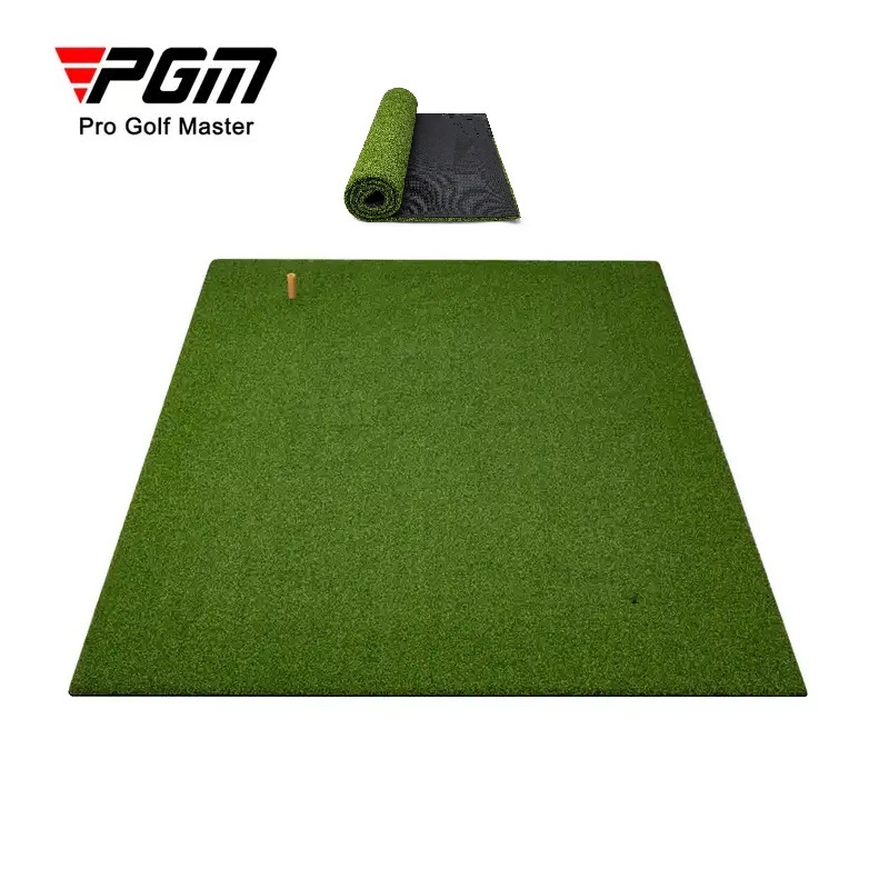 PGM GOLF เสื่อฝึกตีกอล์ฟ หญ้าเทียม + ฐาน EVA ยืดหยุ่นกันลื่น เลือกขนาด 1x1ม. 1.25x1.25ม. 1.5x1.5ม.