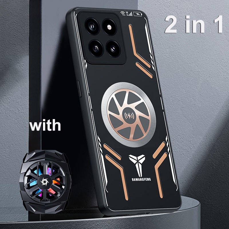 สําหรับ Xiaomi Mi 14 Pro ทองแดงอลูมิเนียมกระจายความร้อนสําหรับ Xiaomi 14 5G Cooling Cover พร้อม Cool