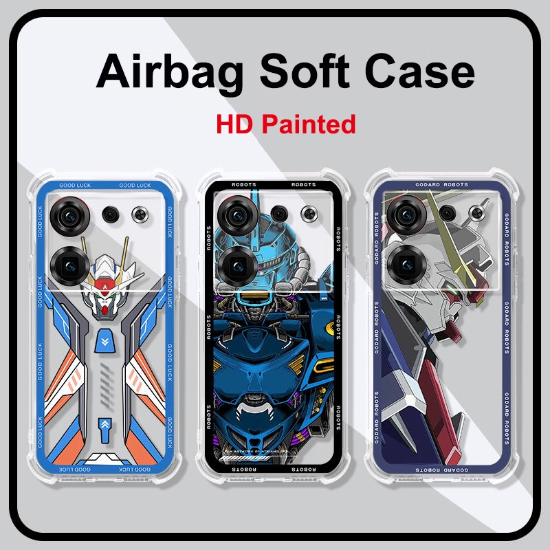 Nubia Z60 Ultra Air Cushion กันกระแทกสําหรับ Nubia Z30 Pro Z40S Pro ถุงลมนิรภัยซิลิโคนนุ่ม TPU ฝาครอ