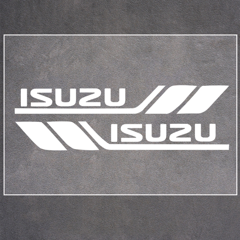 อุปกรณ์ตกแต่งรถยนต์สําหรับ Isuzu D-max Mu-x Panther Wizard Rodeo Stylus รถส่วนบุคคลแฟชั่นตกแต่ง Body Hood Light คิ้วหน้าต่าง PVC สติกเกอร์ - รูปที่ 6