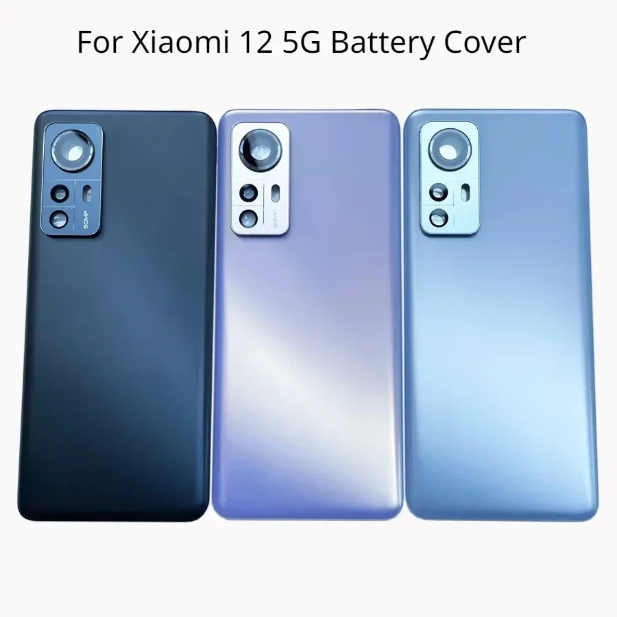 ใหม่ เคสแบตเตอรี่ด้านหลัง พร้อมเลนส์กล้อง แบบเปลี่ยน สําหรับ Xiaomi 12 5G Mi Mi12