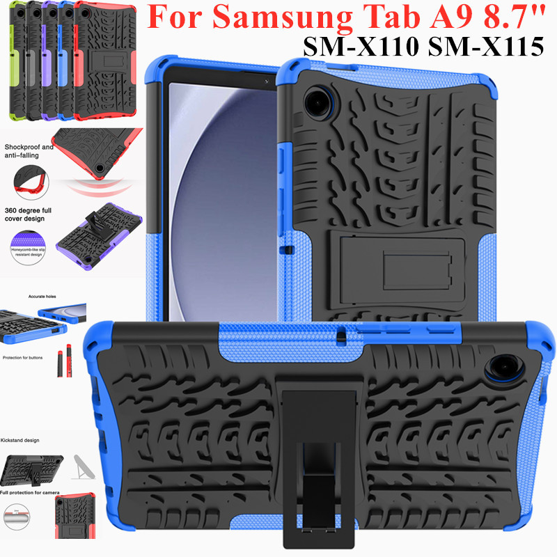 เคสแท็บเล็ต TPU PC กันกระแทก สําหรับ Samsung Galaxy Tab A9 8.7 2023 SM-X110 SM-X115 X110 X115