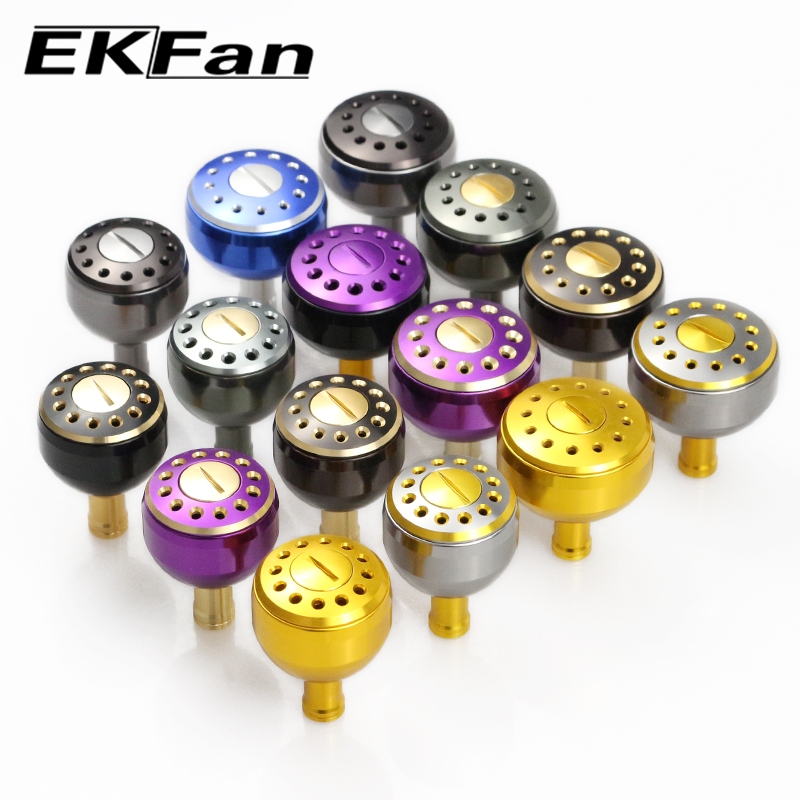 EKfan Feed bearings อลูมิเนียมตกปลา Reel Handle Knob เส้นผ่านศูนย์กลาง 32 มม./38 มม.สําหรับ Daiwa หร