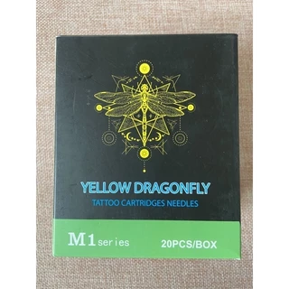 Tattoo เข็มสักลายฮอค Yellow Dragonfly ฮอก เหลืองดราก้อนฟลาย เข็มฮอกกี้ สีเหลือง สักคิ้ว และรอยสัก RM RL M1