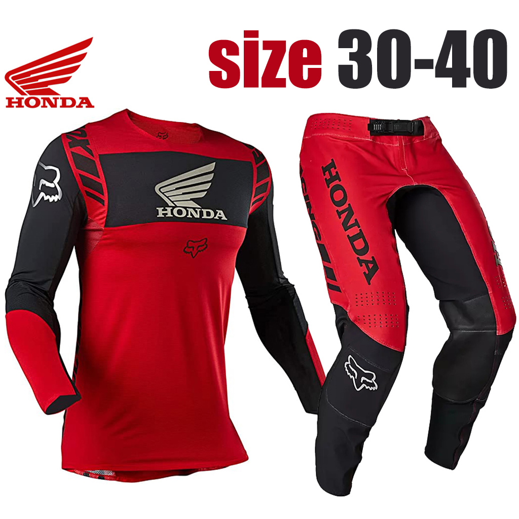 มาใหม่ ชุดแข่งรถฮอนด้า สําหรับ Mtb Motocross Riding Gear Set คุณภาพสูง ทุกฤดูกาล 2023