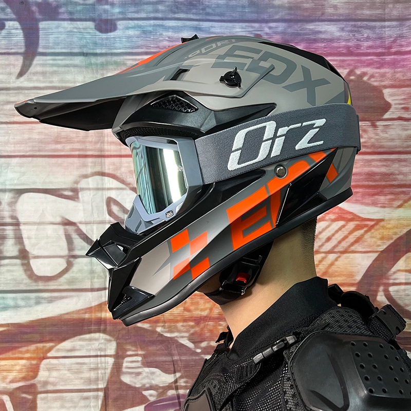 Motorsiklo หมวกกันน็อค ATV สําหรับแข่งรถวิบาก รถ Downhill MTB DH ICC