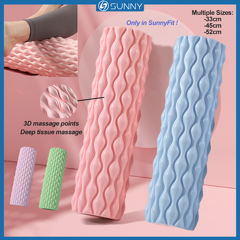 Sunnyfit ลูกกลิ้งโฟม 3D บรรเทาอาการปวดกล้ามเนื้อ ผ่อนคลาย