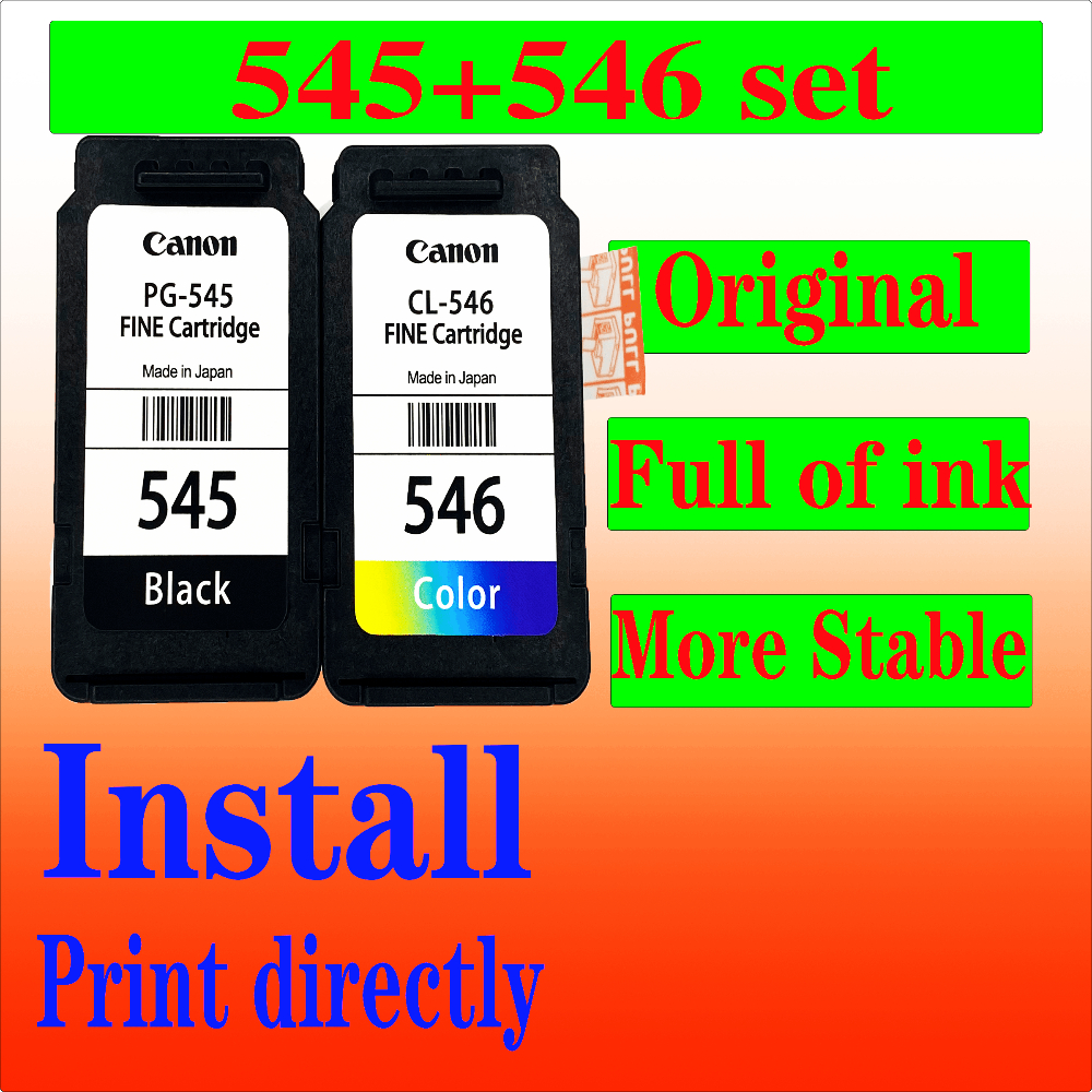 545 546 ตลับหมึก PG545 CL546 ตลับหมึก PG 545 CL 546 XL สําหรับ Canon Pixma MG2950 MG2550 MG2500 MG3050 MG2450 MG3051 MX495 เครื่องพิมพ์
