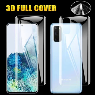 ♥ ฟิล์มไฮโดรเจล Hydrogel ฟิล์มกันรอยรอบตัวเครื่องใส ฟิล์มใส กันรอยหลัง สำหรับ Samsung S26 S25 S24 S23 S22 Ultra FE A17 A37 A57 A07 A16 A26 A36 A56 A06 A15 A25 A35 A55 A14 A24 A34 A54 A53 A73 A52 A32 A05 A42 กันรอยด้านหลังโทรศัพท์มือถือ แบบนิ่ม