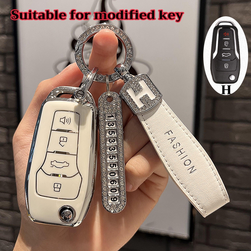 เคสกุญแจรถยนต์ แบบพับได้ ดัดแปลง สําหรับ nissan honda toyota hyundai ford