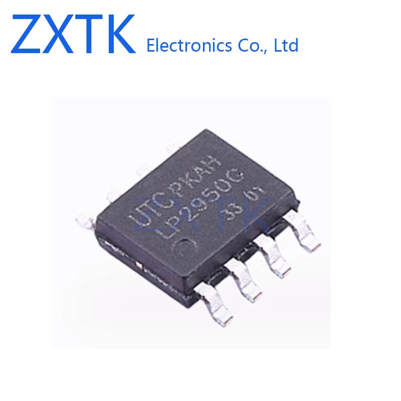 10PCS LP2950G-33-S08-R LP2950G-33 LP2950G LP2950 SOP-8 Linear regulator ยี่ห้อใหม่ของแท้ชิป IC