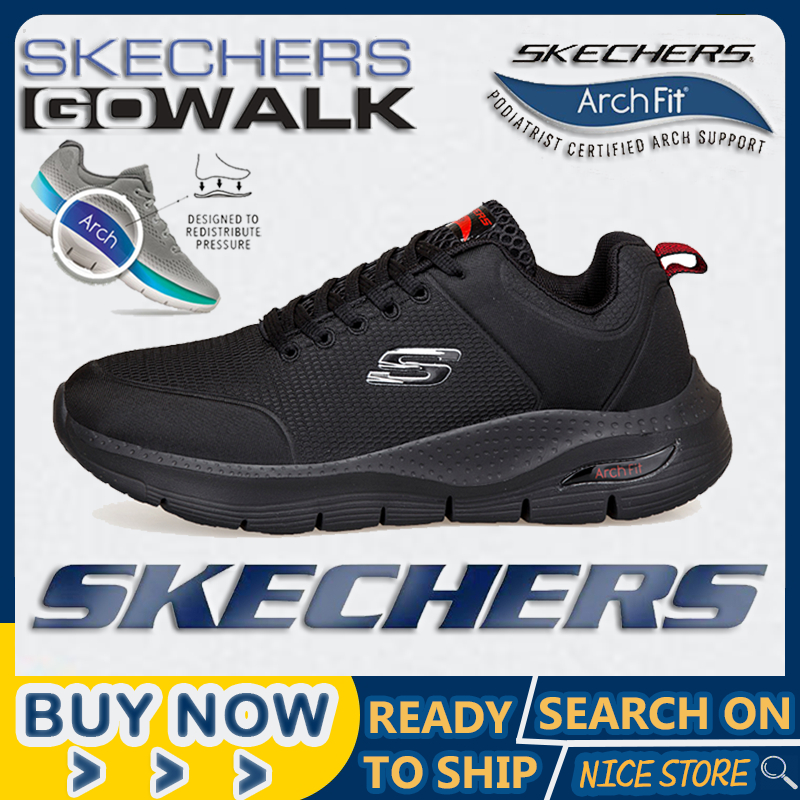 Skecher_go WALK ARCH FIT SKECHERS_ GO-WALK รองเท้าลําลอง น้ําหนักเบา สไตล์สปอร์ต สําหรับผู้ชาย