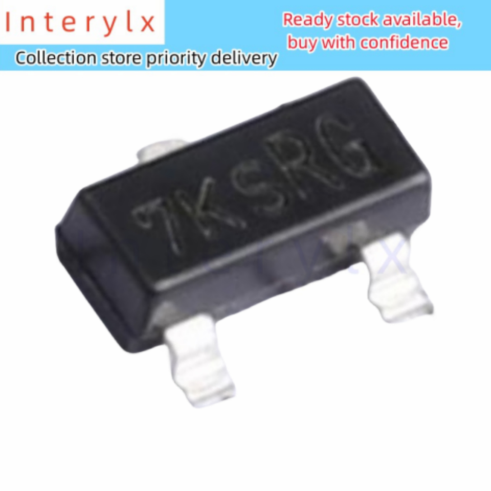 50 ชิ้น/ล็อต 2N7002K-T1-E3 2N7002K-T1 SOT-23 2N7002K 2N7002 MOSFET N-CH 60V 300MA SMD ใหม่