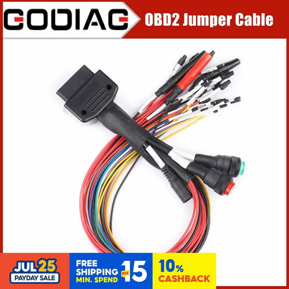 ⭐⭐⭐Godiag จัมเปอร์ OBD2 โปรโตคอลเต็มรูปแบบ สําหรับโปรแกรม ECU Via PPS FGTECH KESS BYSHUT DISPROG