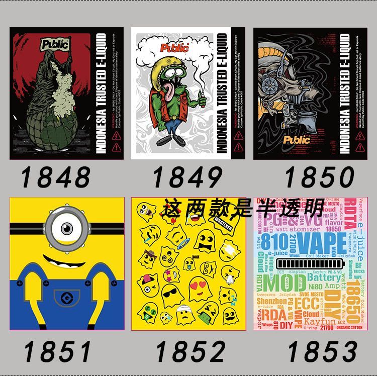 18650 สติกเกอร์พีวีซี หุ้มแบตเตอรี่ หดได้