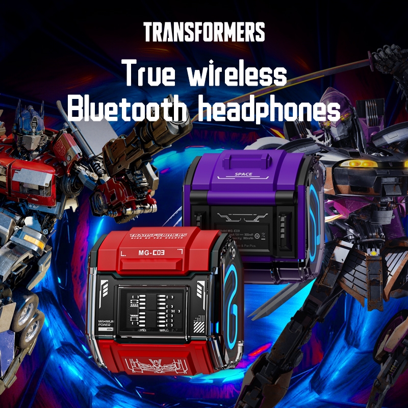 Transformers MG-C03 หูฟังบลูทูธไร้สาย Hd ลดเสียงรบกวน คุณภาพสูง