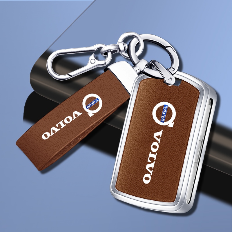 [พร้อมส่ง] เคสกุญแจรถยนต์ หนังอัลลอย ระดับไฮเอนด์ สําหรับ Volvo XC40 XC60 S60 S90 XC90 V60 V90 T5 T6