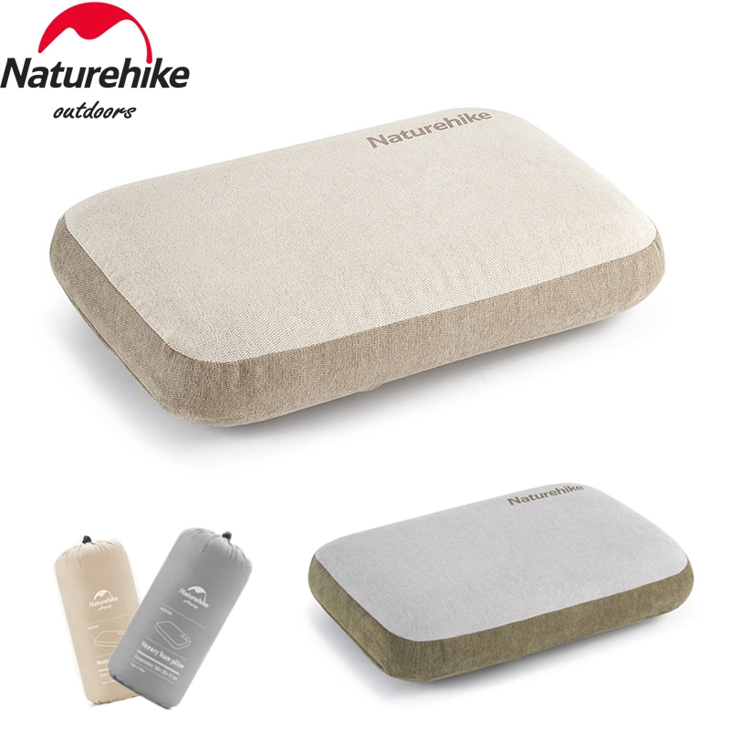 Naturehike หมอนเมมโมรี่ ผ้าฝ้าย ทรงสี่เหลี่ยม กันลื่น ใส่สบาย สําหรับตั้งแคมป์กลางแจ้ง