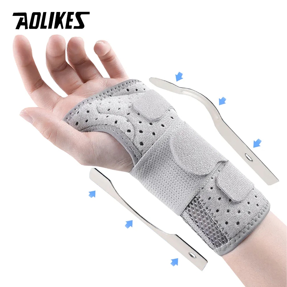 ซื้อ Aolikes สายรัดข้อมือ แบบอลูมิเนียม บรรเทาอาการปวดข้ออักเสบ 1 ชิ้น