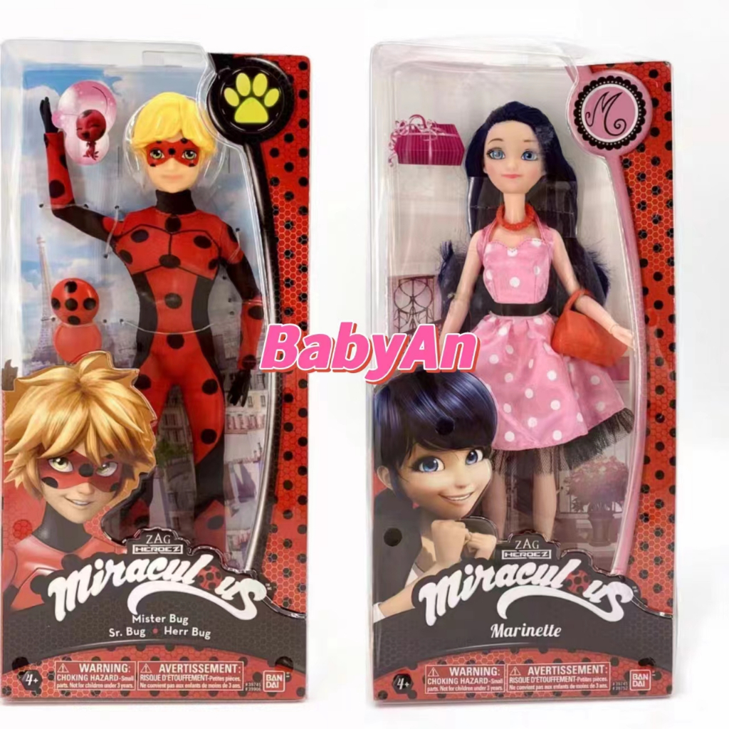 Miraculous Ladybug Zag Heroez Miraculous Marinette Doll ตุ๊กตาแมลงเต่าทอง มหัศจรรย์ แซกฮีโร่