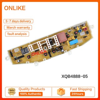 บอร์ดเครื่องซักผ้า SAMSUNG 6 ปุ่ม มีจอ XQB4888-05 อะไหล่ เคร…