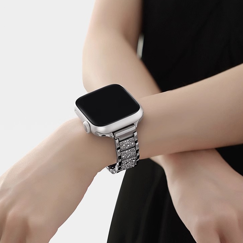 สายนาฬิกาข้อมือ สเตนเลส โลหะ เหมาะกับผู้ชาย และผู้หญิง สําหรับ iwatch8 Apple s9 Watch S8 Applewatch9 S7 SE 7 S6 5th 4