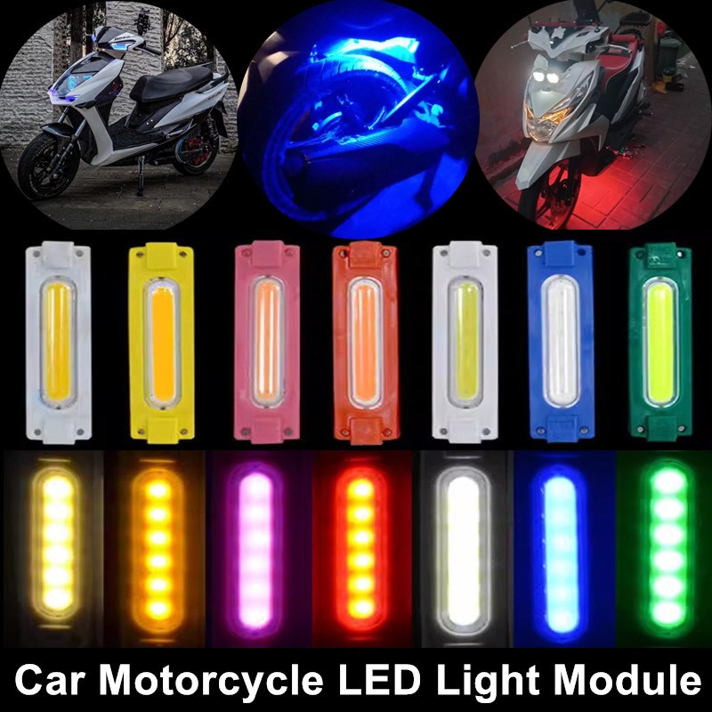 โมดูลไฟเดี่ยว LEDซัง 9 สี ขาว/แดง/เขียว/น้ําเงิน/ชมพู/ม่วง/เหลือง/ไอซ์บลู/ไอซ์บลู 12V/24V DC สําหรับรถจักรยานยนต์ รถยนต์