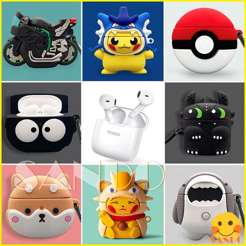 💗 เคส TOZO A3 TOZO A3 เคส TOZO TWS A3 เคส A3 PRO เคสหูฟัง TOZO TWS A3 เคส