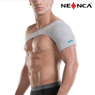 Neenca สายรัดไหล่เดี่ยว เส้นใยถ่านไม้ไผ่ ยืดหยุ่น สําหรับบรรเทาอาการปวด