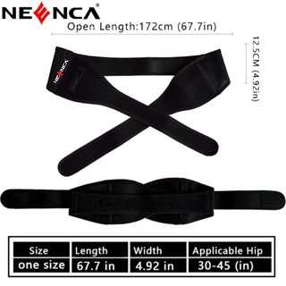 Neenca Sacroiliac เข็มขัดรัดสะโพก บรรเทาอาการปวดกระดูกเชิงกราน หลัง และขา ลดอาการปวดข้อต่อ SI ทั้งชาย และหญิง บรรเทาอาการปวด