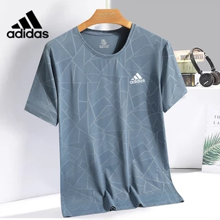 [ของแท้] เสื้อยืดแขนสั้นลําลอง ผ้าเรยอน ระบายอากาศได้ดี แบบแห้งเร็ว ขนาดใหญ่ สําหรับผู้ชาย