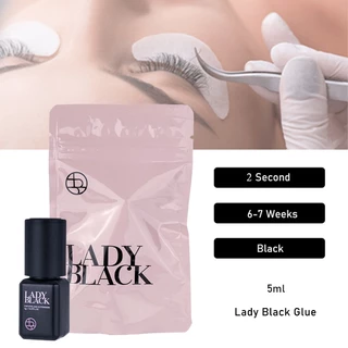 Lady Black กาวต่อขนตา สีดำ ขนาด 5 มล.