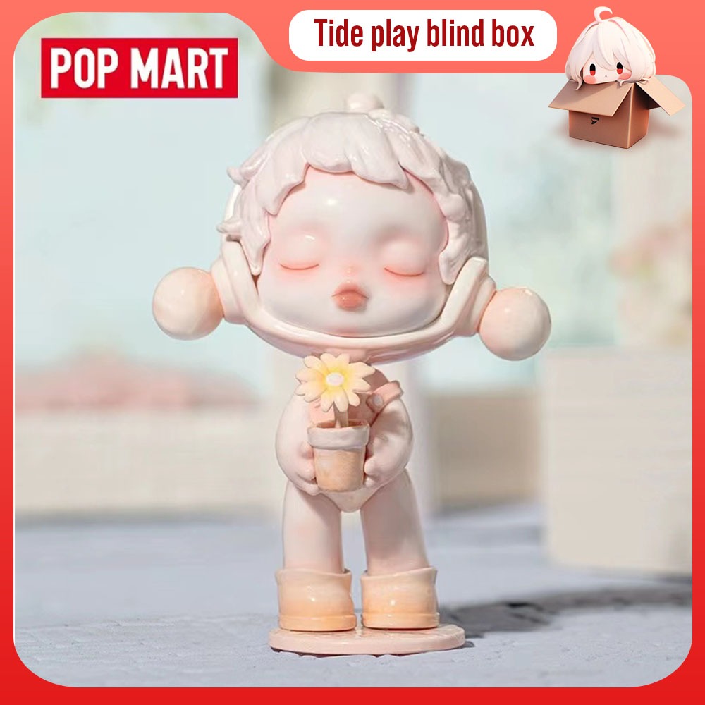 Popmart Bubble Marte SKULLPANDA กล่องสุ่ม อุณหภูมิ รุ่น sp8 ของเล่นสําหรับเด็ก