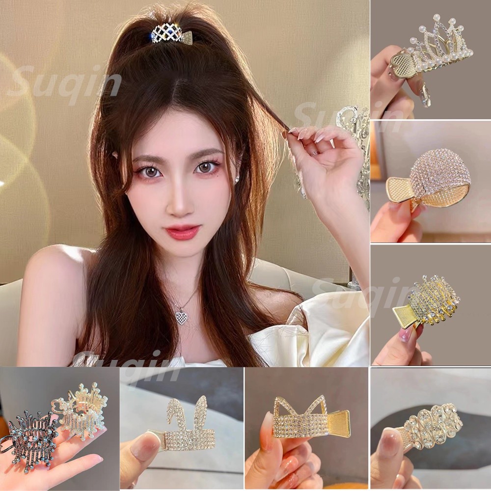 ใหม่ กิ๊บติดผมหางม้าสูง สไตล์เกาหลี สําหรับผู้หญิง