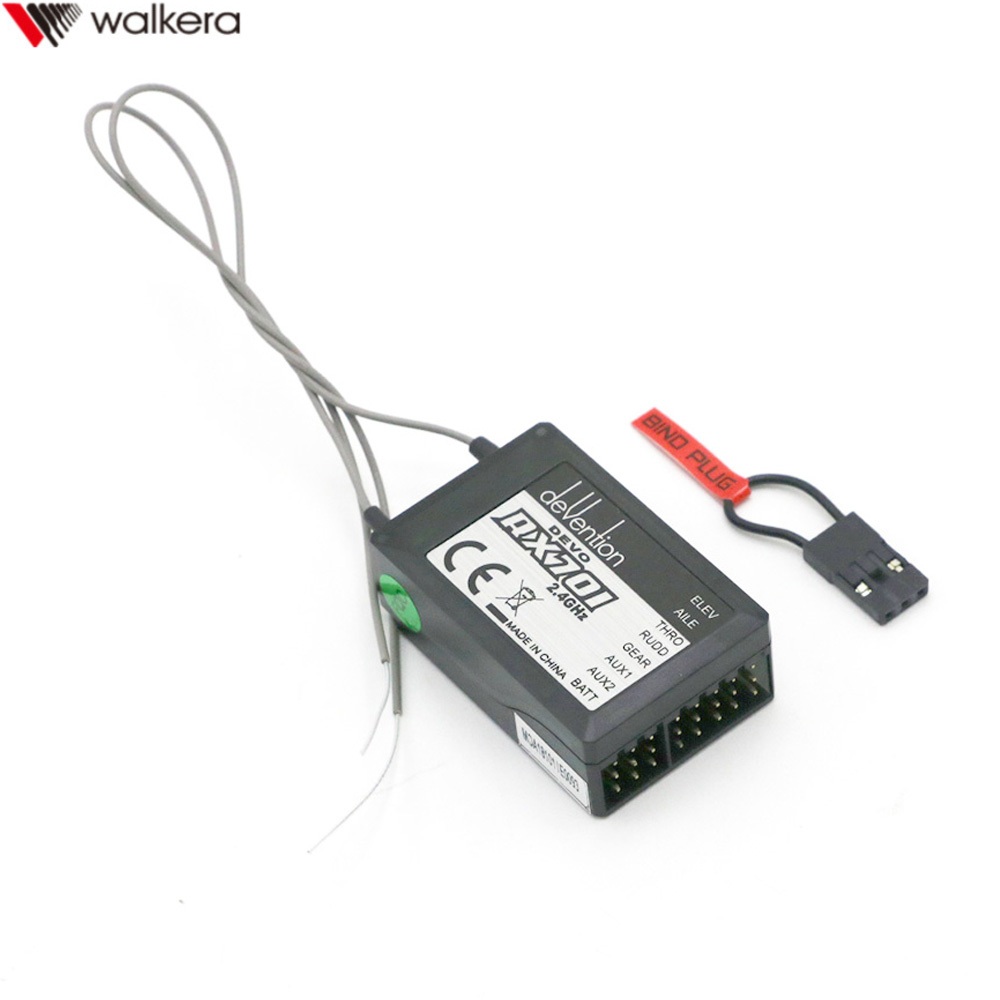 Walkera RX701 ตัวรับส่งสัญญาณ 2.4Ghz 7ch RX-701 สําหรับเฮลิคอปเตอร์บังคับ Walkera Devo 6 7 8s 12s F7