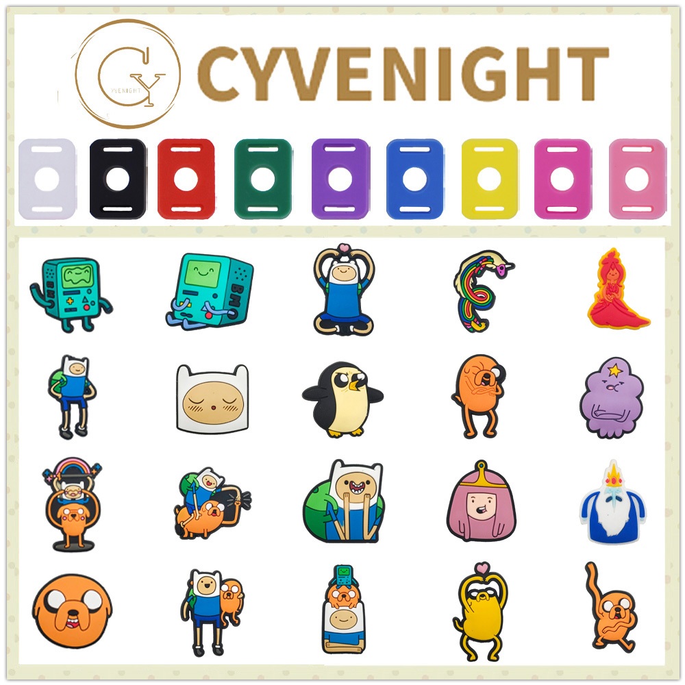 【 คลังสินค ้ าพร ้ อม 】 ใหม ่ น ่ ารักการ ์ ตูนผจญภัยธีมเวลารองเท ้ า Charms Jibbitz สําหรับ Crocs Clogs Bubble Slides รองเท ้ าแตะ PVC อุปกรณ ์ ตกแต ่ งรองเท ้ าสําหรับงานปาร ์ ตี ้ โปรดปรานของขวัญไอเดียสําหรับผู ้ หญิง