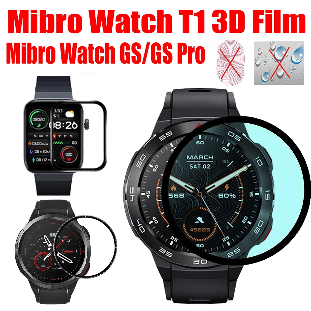 Mibro Watch GS Pro ฟิล์มกันรอยหน้าจอ 20D สําหรับ Mibro Watch GS Mibro Watch T1 Xiaomi Mibro Watch T1