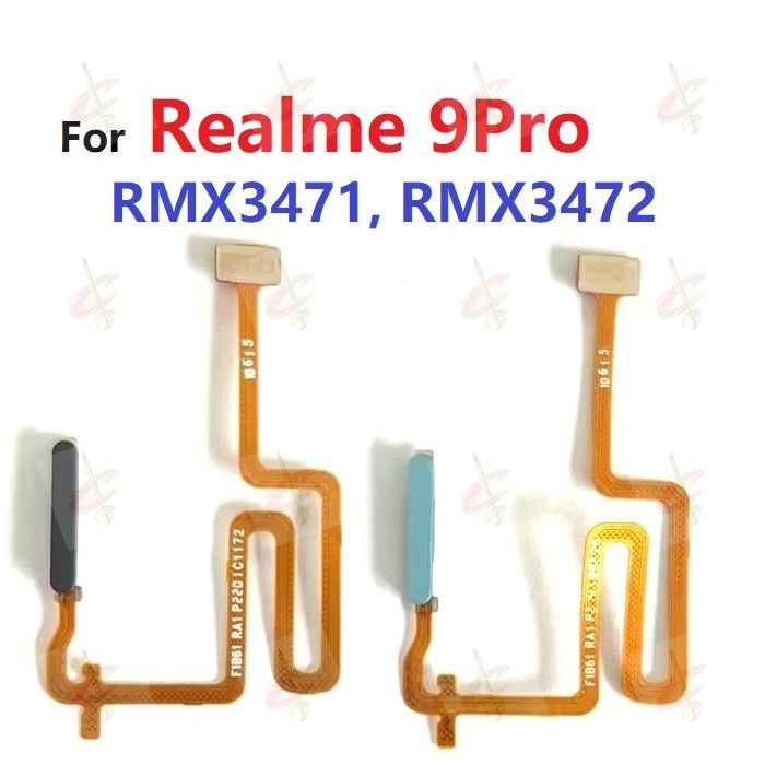 สแกนนิ้ว แพรสแกนนิ้ว ( Finger ) ปุ่มเปิดปิด สําหรับ Realme 9 Pro RMX3471 RMX3472