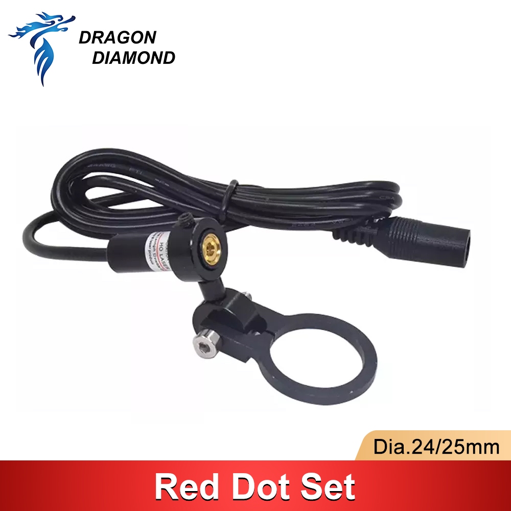 DRAGON DIAMOND ชุดโมดูลไดโอดแกะสลักเลเซอร์ เส้นผ่าศูนย์กลาง 24 25 มม. DC 5V สําหรับหัวเลเซอร์ Co2 DIY