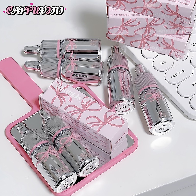 Gecomo ลิปสติก ลิปกลอส เนื้อแมตต์กํามะหยี่ 6 สี