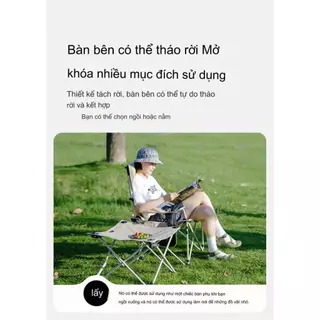 Naturehike ชุดโต๊ะเก้าอี้ อเนกประสงค์ แบบพกพา พับได้ สําหรับตั้งแคมป์กลางแจ้ง
